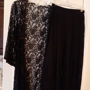 Lace 2 PC Jacket XL & Pant sz PM